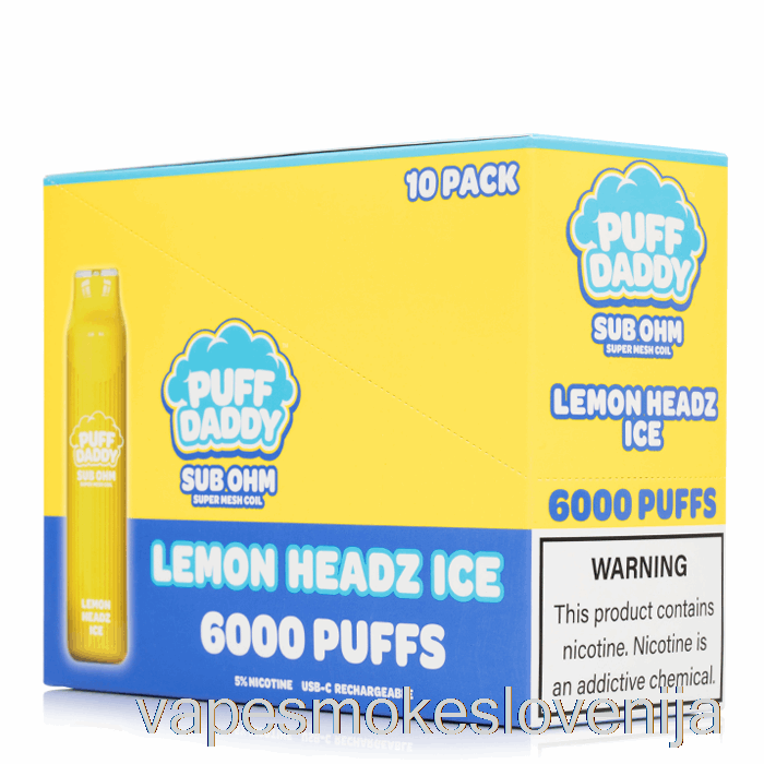 Vape Slovenija [10-pack] Puff Daddy 6000 Za Enkratno Uporabo